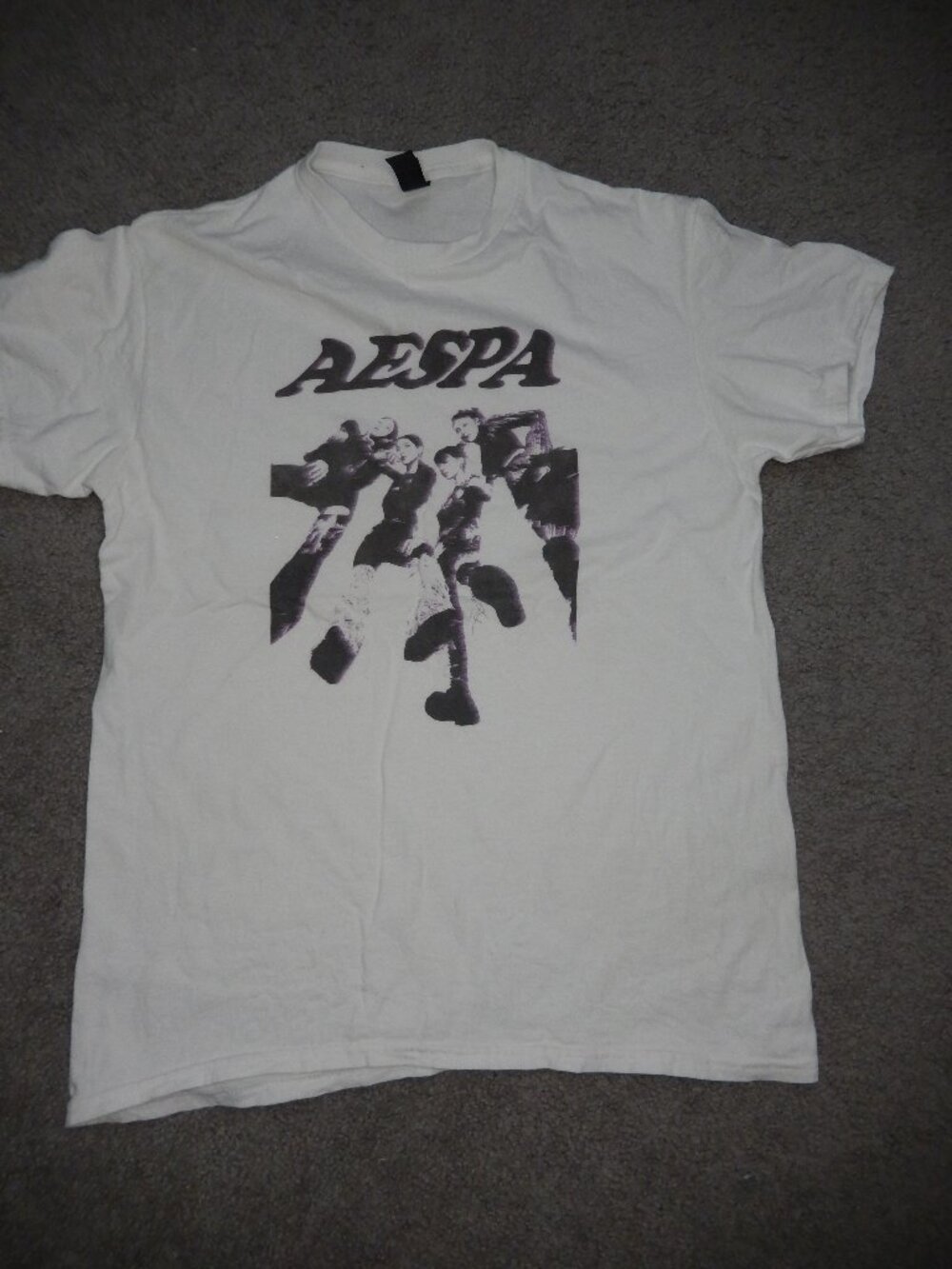 AESPA Unisex T-Shirt (White Medium)